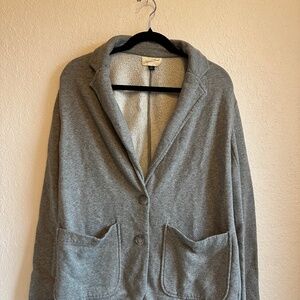 Women’s sweater shirt material blazer